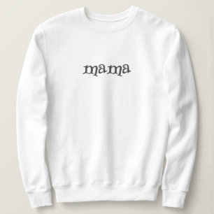 Modern Enkel mor t-shirt present till bästa mamman