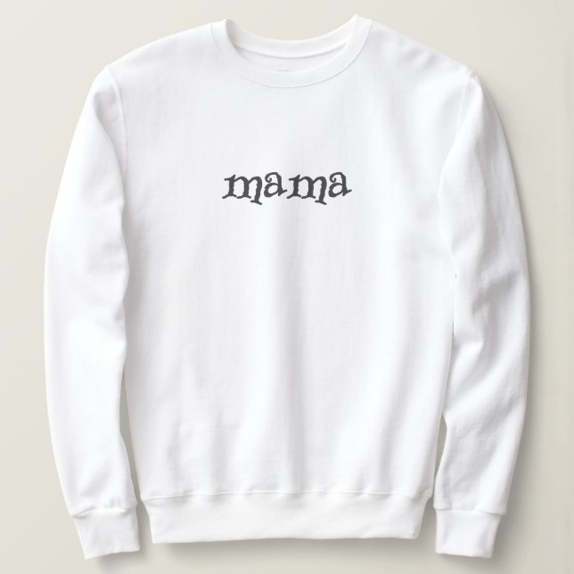 Modern Enkel mor t-shirt present till bästa mamman (Design framsida)