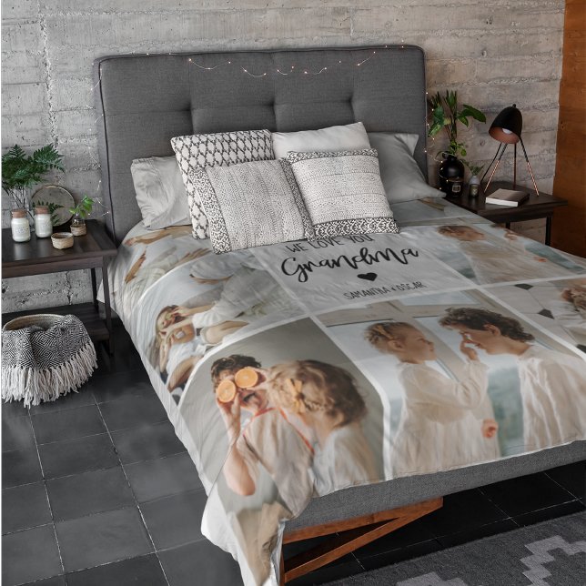 Modern enkel mormor någonsin Bästa Beauty GiftCo Fleecefilt (Skapare uppladdad)