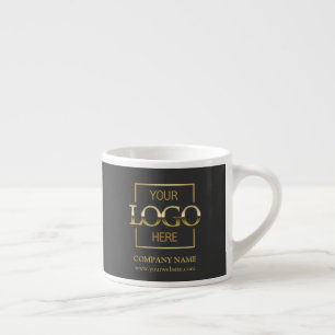 Modern Enkel Personlig Företagsvarumärkeslogotyp Espressomugg