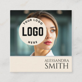 Modern enkel Professionell - affärsfotofyrkant