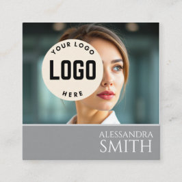 Modern enkel Professionell - affärsfotofyrkant