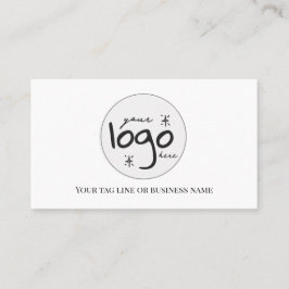 Modern enkel QR-Logotyp Visitkort