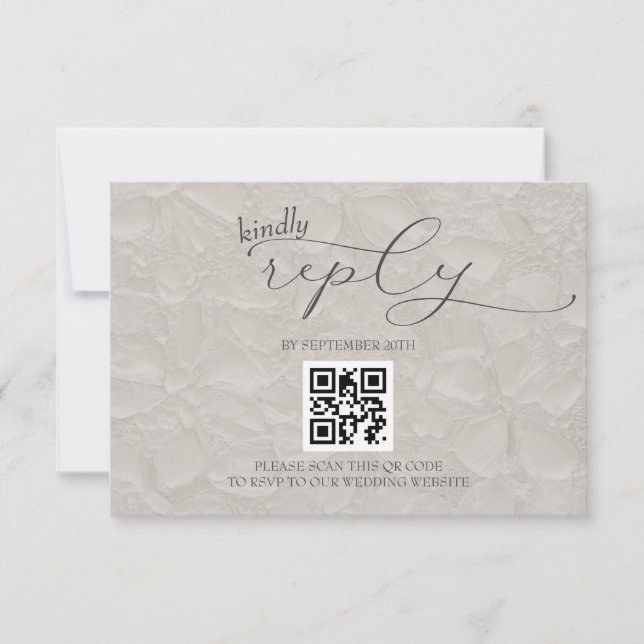 Modern enkel QR OSA Kort (Framsida)