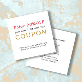 Modern enkel rabatt på ballonger för skönhetsvård