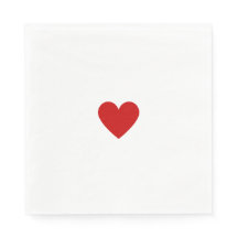 Modern Enkel Röd Hjärtat