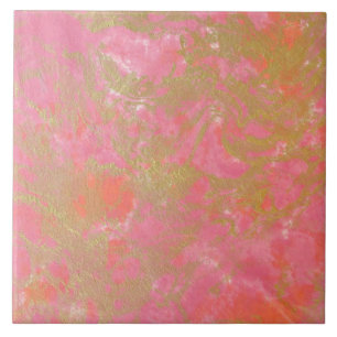 Modern enkel Rosa Guld Faux Marble Tile Kakelplatta