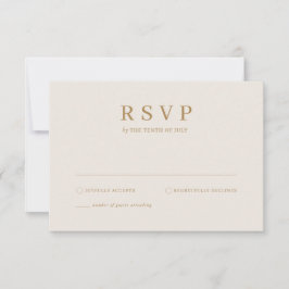 Modern enkel RSVP-kort med palmlöv OSA Kort