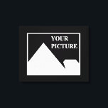 Modern Enkel Skapa Din Egen Bröllopsbild Canvastryck<br><div class="desc">Du kan anpassa den med ditt foto,  logotyp eller med din text. Du kan placera dem som du vill på anpassningssidan. Modern,  unik,  enkel eller personlig,  det är ditt val.</div>