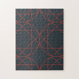 Modern, enkel, söt, lekfull geometrisk mönster pussel