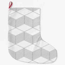 Modern, enkel, stads- och trendigets grafiska utfo stor julstrumpa