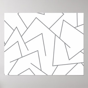 Modern, enkel stadskörning, dynamisk grafisk linje poster