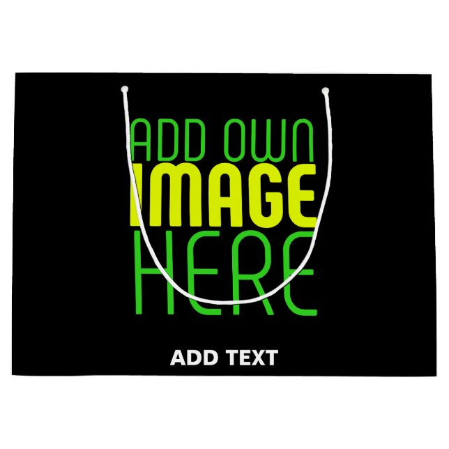 MODERN ENKEL SVART BILD TEXTMALL (Framsidan)