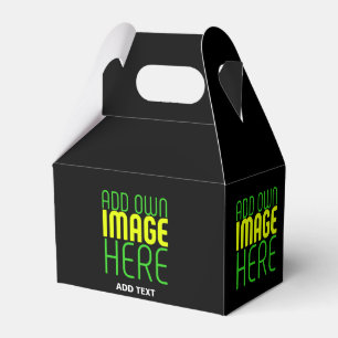MODERN ENKEL SVART BILD TEXTMALL PRESENTASKAR