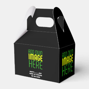 MODERN ENKEL SVART BILD TEXTMALL PRESENTASKAR