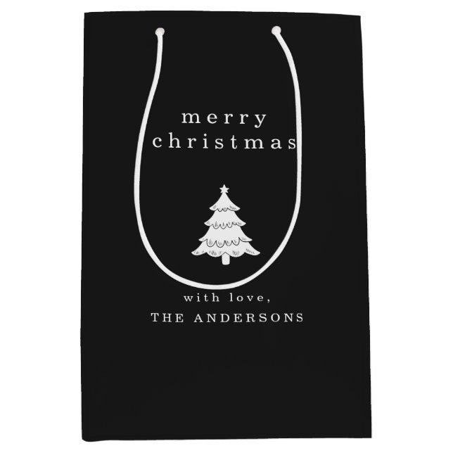 Modern enkel svart Helgdag (Framsidan)