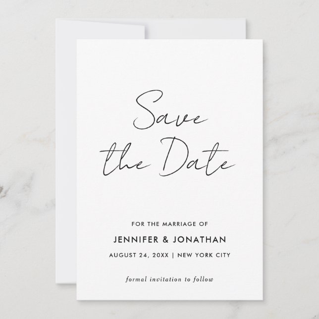 Modern enkel svart och vit mall för manus (Framsida)