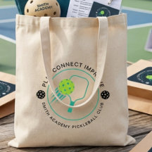 Modern Enkel Svart Pickleball Sportklubb