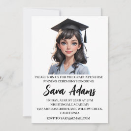 Modern enkel tandvårdsceremoni inbjudningar