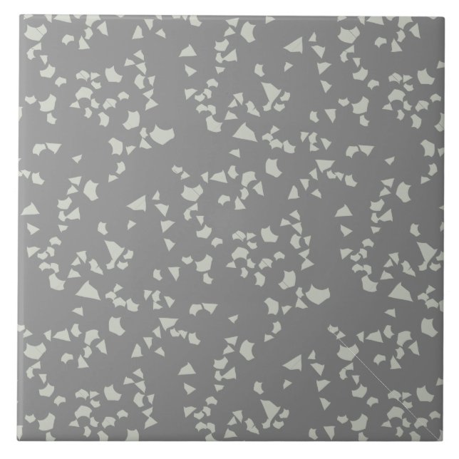 Modern enkel Terrazzo Grått White Tile Kakelplatta (Framsidan)