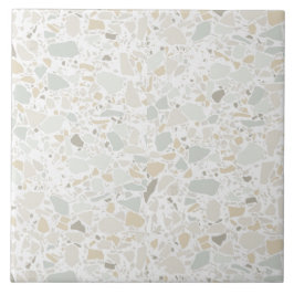 Modern enkel Terrazzo White Tile Kakelplatta
