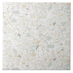 Modern enkel Terrazzo White Tile Kakelplatta