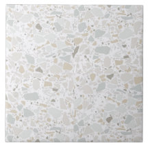 Modern enkel Terrazzo White Tile