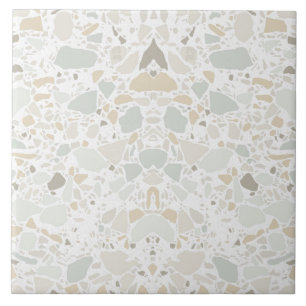 Modern enkel Terrazzo White Tile Kakelplatta