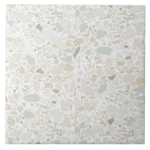 Modern enkel Terrazzo White Tile Kakelplatta