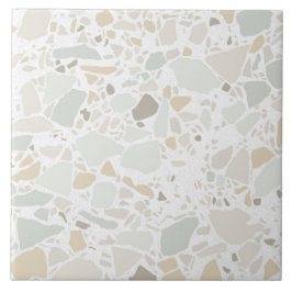 Modern enkel Terrazzo White Tile Kakelplatta