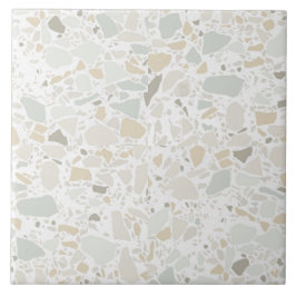 Modern enkel Terrazzo White Tile Kakelplatta