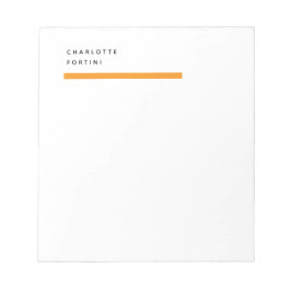 Modern Enkel Trendig Minimalistisk Anteckningsblock