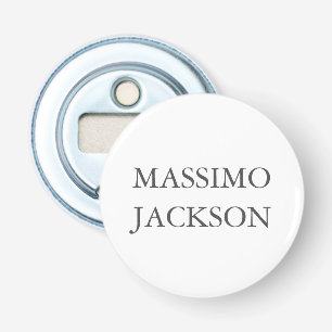 Modern Enkel Trendig Minimalistisk Enkel Egen Namn Flasköppnare