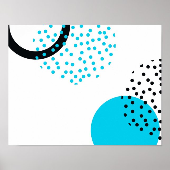 Modern, enkel, trendig, stadscirkelgrafik poster (Framsidan)