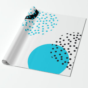 Modern, enkel, trendig, stadscirkelgrafik presentpapper