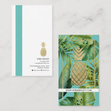 Modern enkel tropisk turkos för ananas Löv 