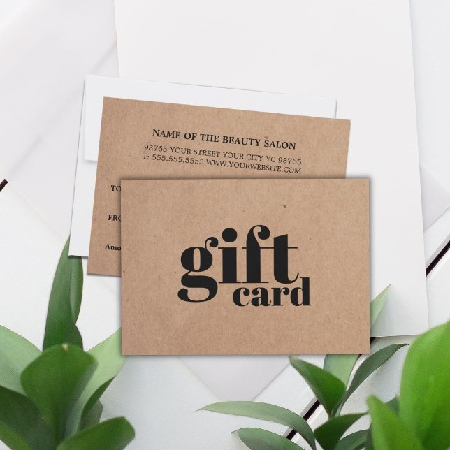 Modern enkel tryckt Kraft Beauty (Skapare uppladdad)