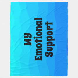 modern enkel typografi elegant akvblått lustigt fleecefilt