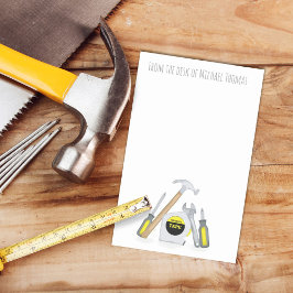 Modern enkel Verktyg minimal Whimsical Funny Post-it Block