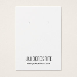 Modern enkel Visning för avläsning av Anpassningsb Visitkort