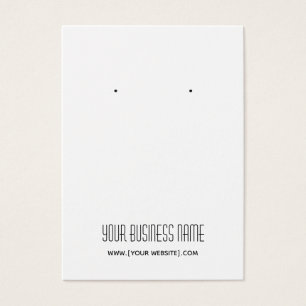 Modern enkel Visning för avläsning av Anpassningsb Visitkort