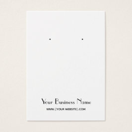 Modern enkel Visning för avläsning av Anpassningsb Visitkort