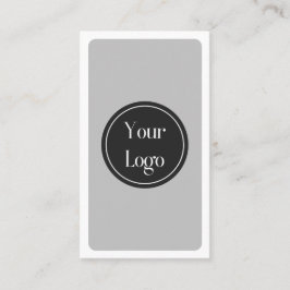 Modern enkel vit grafitminimalist visitkort