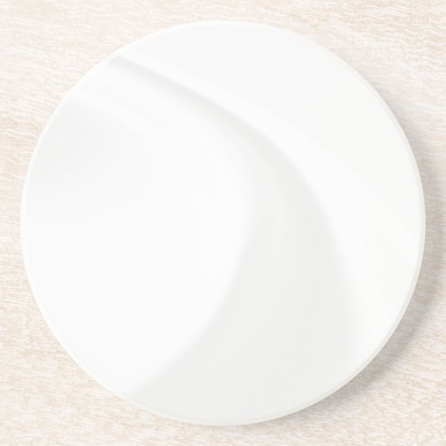 Modern Enkel Vit Marmor Rustik Pappersunderlägg Underlägg (Framsidan)