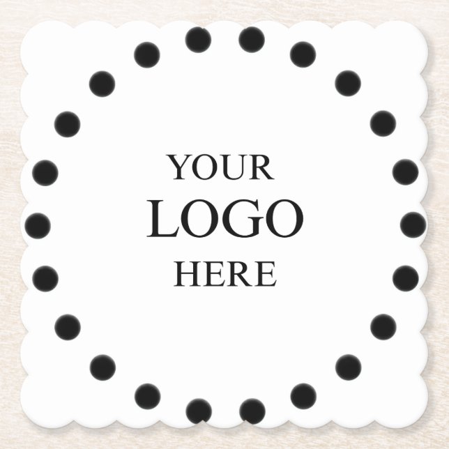 Modern Enkel Vit Marmor Rustik Pappersunderlägg Underlägg Papper (Framsida)