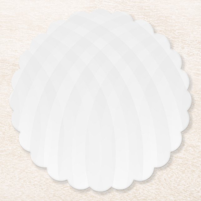 Modern Enkel Vit Marmor Rustik Pappersunderlägg Underlägg Papper (Framsida)