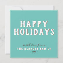 Modern Enkel Vit Typografi God Jul