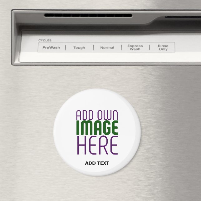 MODERN ENKEL VITBILDTEMPLATE DISHWASHER MAGNET (In Situ (Dishwasher))