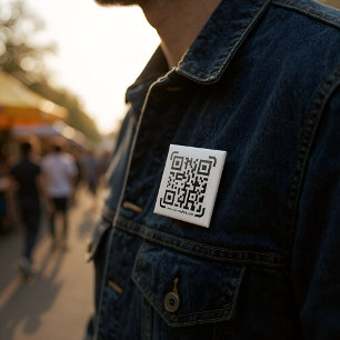 Modern enkel webbplats för QR-kod för Business Sca Knapp
