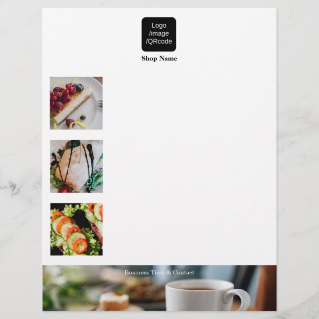 Modern enkelt foto reklamblad (Framsidan)